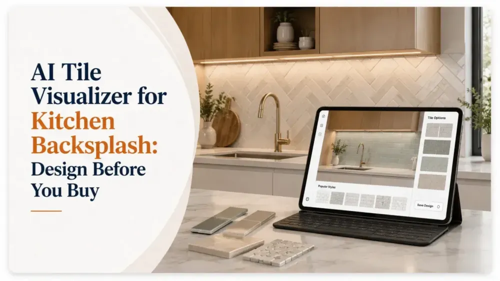 Mutfak Backsplash için Ai Fayans Görselleştirici: Satın Almadan Önce Tasarlayın