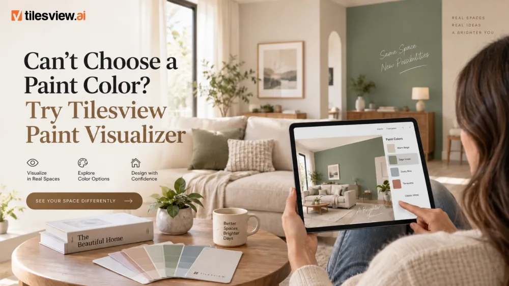 Boya Rengini Seçemiyor musunuz? Tilesview Paint Visualizer'ı deneyin